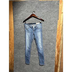 Rag & Bone/JEAN Jeans Womens 26 Blue Medium Wash Skinny Stretch Denim Pants